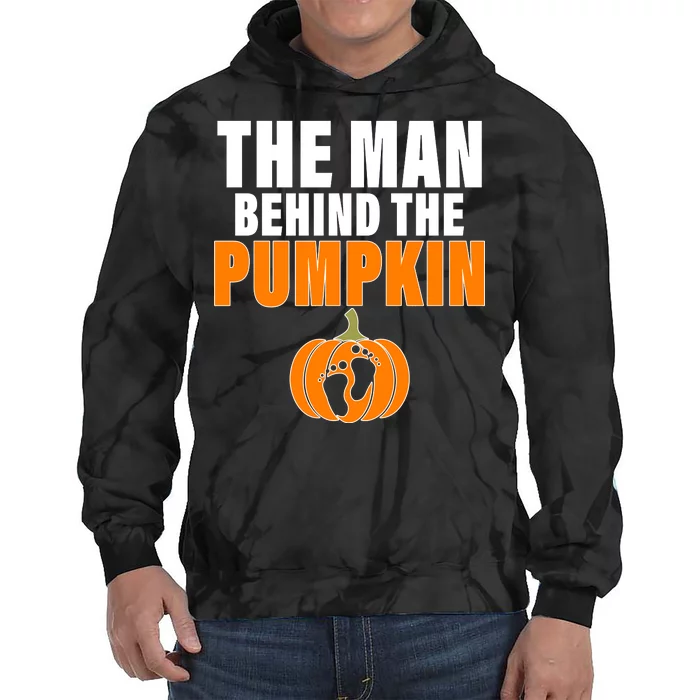 The Man Behind The Pumpkin Tie Dye Hoodie