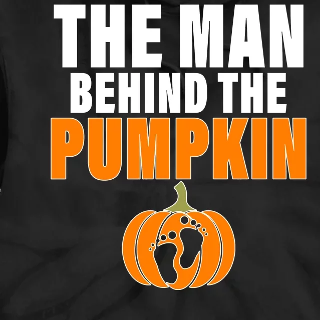 The Man Behind The Pumpkin Tie Dye Hoodie