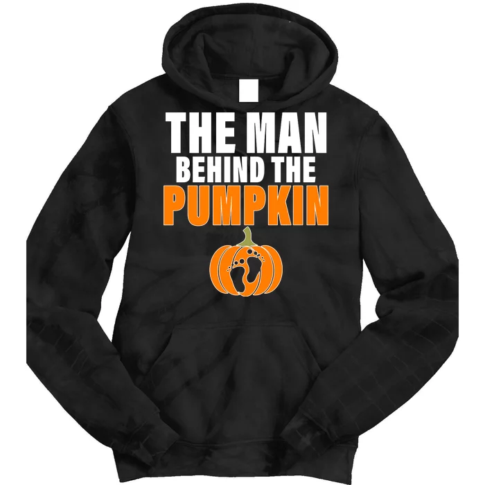 The Man Behind The Pumpkin Tie Dye Hoodie