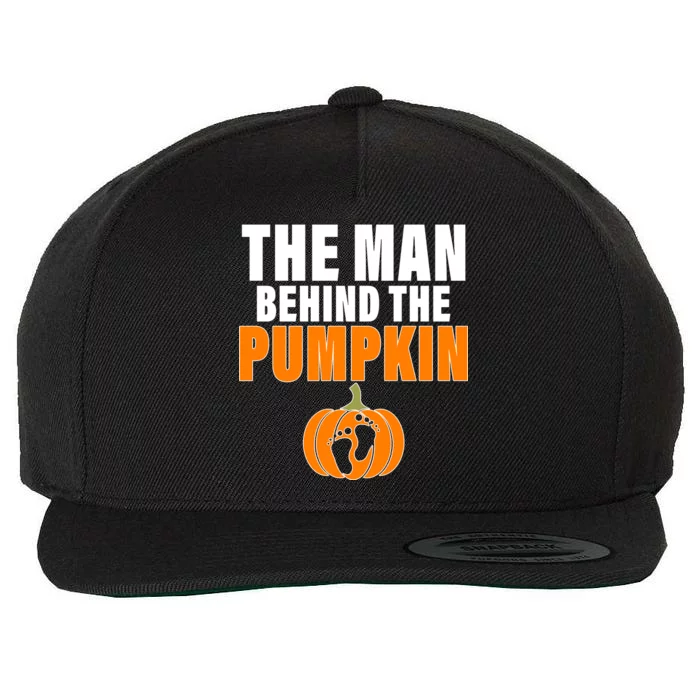 The Man Behind The Pumpkin Wool Snapback Cap