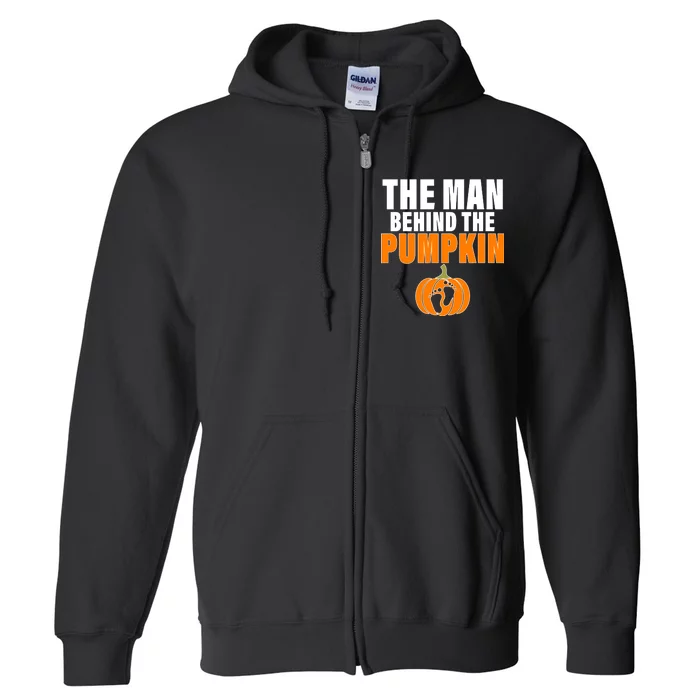 The Man Behind The Pumpkin Full Zip Hoodie