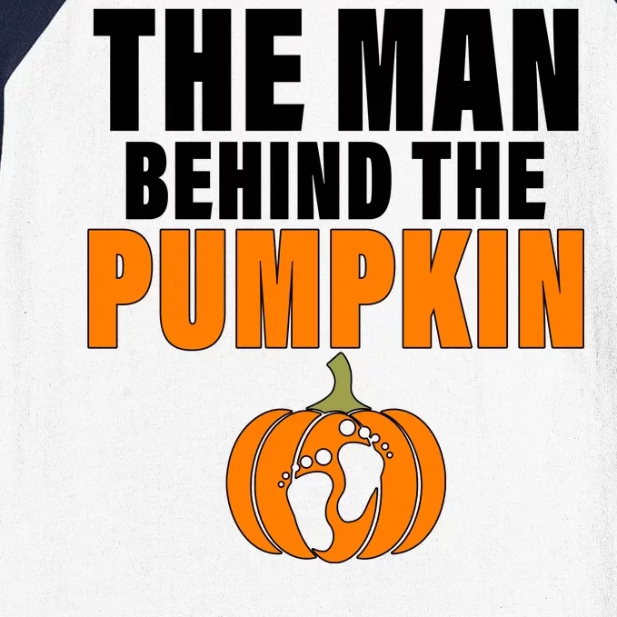 The Man Behind The Pumpkin Baseball Sleeve Shirt