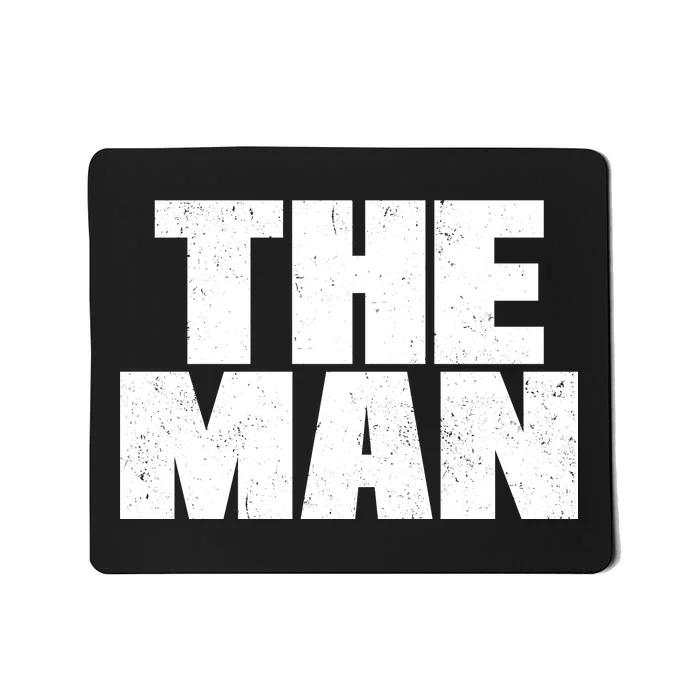 The Man Distressed Logo Mousepad