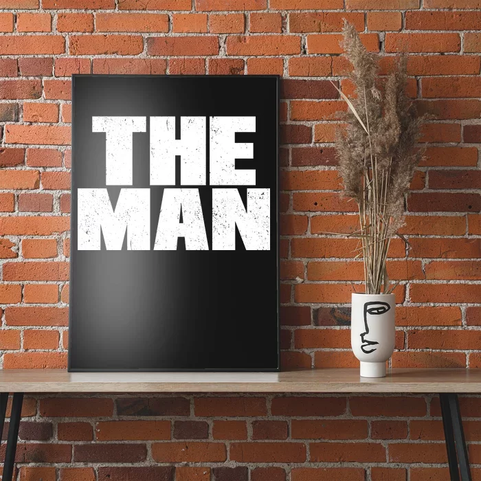 The Man Distressed Logo Poster