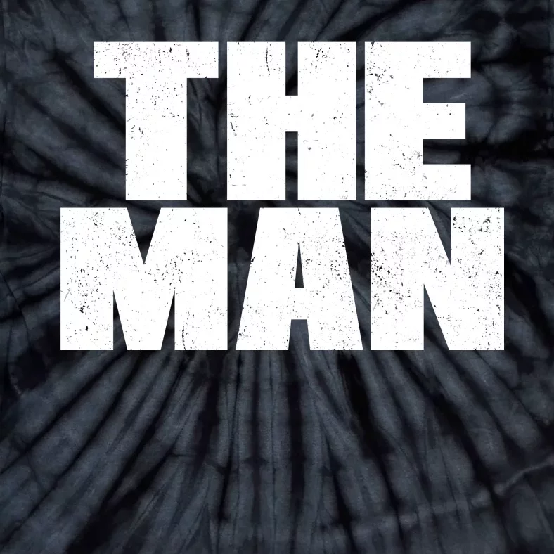 The Man Distressed Logo Tie-Dye T-Shirt