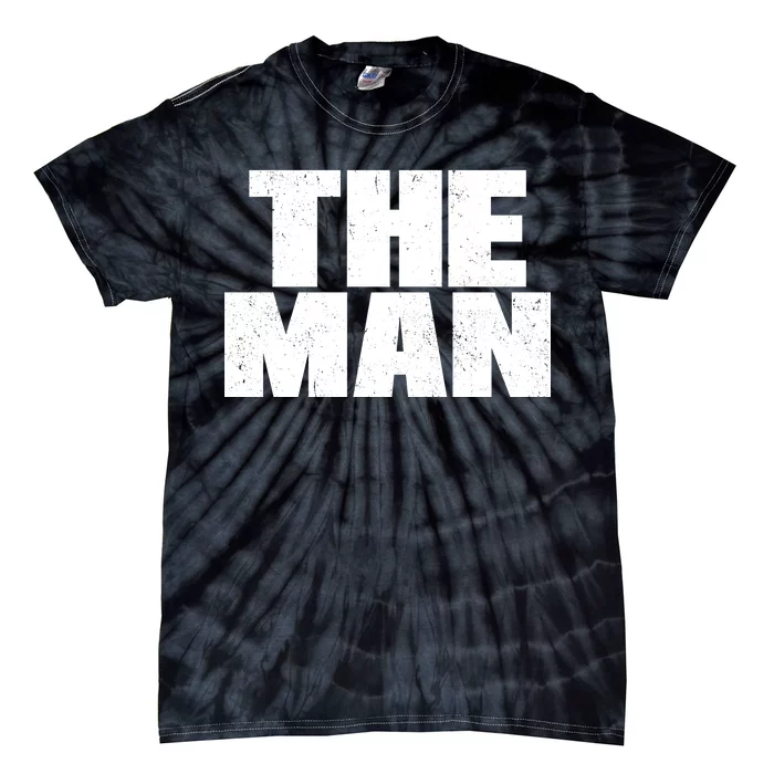 The Man Distressed Logo Tie-Dye T-Shirt