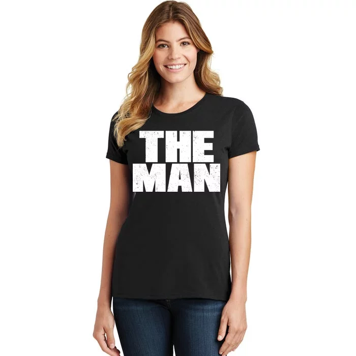 The Man Distressed Logo Women's T-Shirt