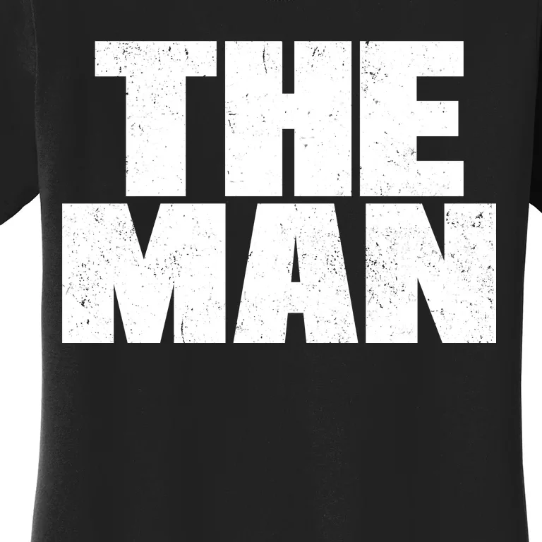 The Man Distressed Logo Women's T-Shirt