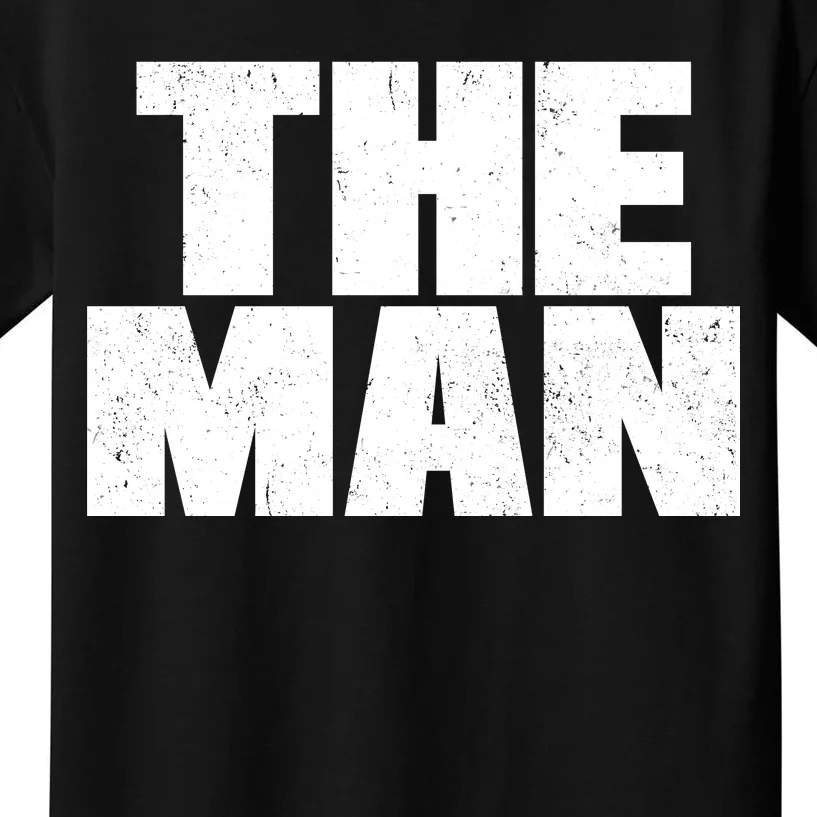 The Man Distressed Logo Kids T-Shirt