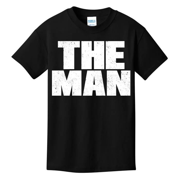 The Man Distressed Logo Kids T-Shirt