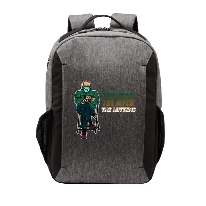 The Man Myth The Mittens Bernie Sanders Vector Backpack