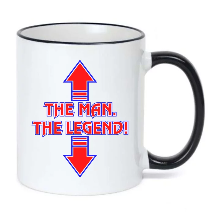 The Man The Legend Dirty Funny Black Color Changing Mug