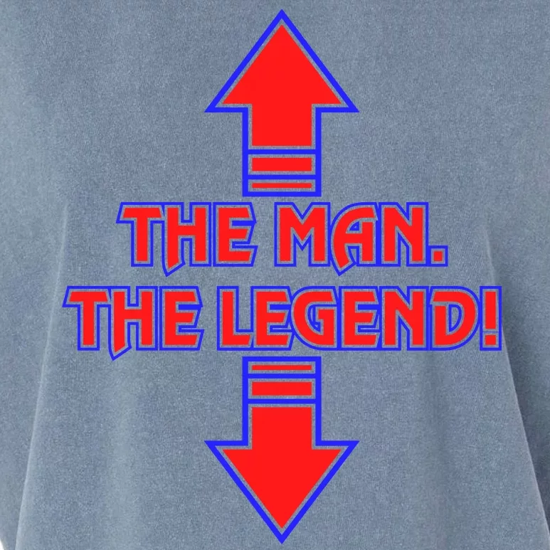 The Man The Legend Dirty Funny Garment-Dyed Women's Muscle Tee