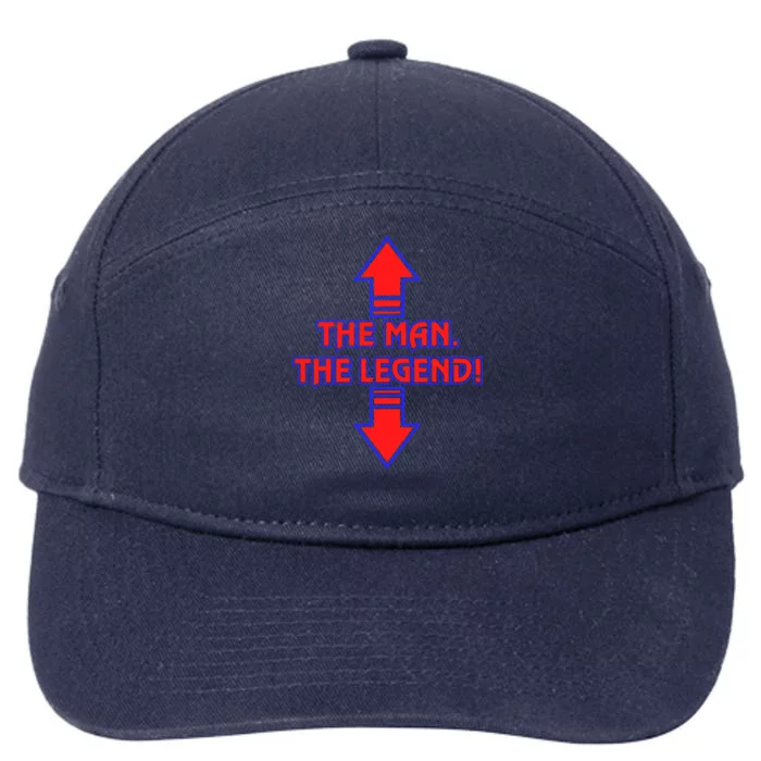 The Man The Legend Dirty Funny 7-Panel Snapback Hat