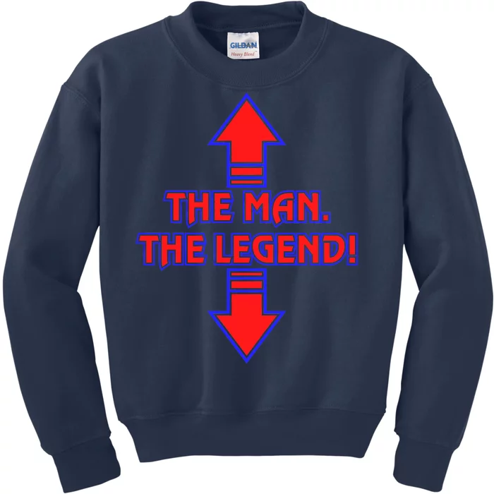 The Man The Legend Dirty Funny Kids Sweatshirt