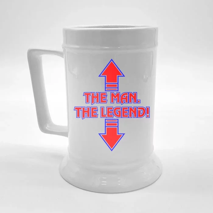 The Man The Legend Dirty Funny Front & Back Beer Stein