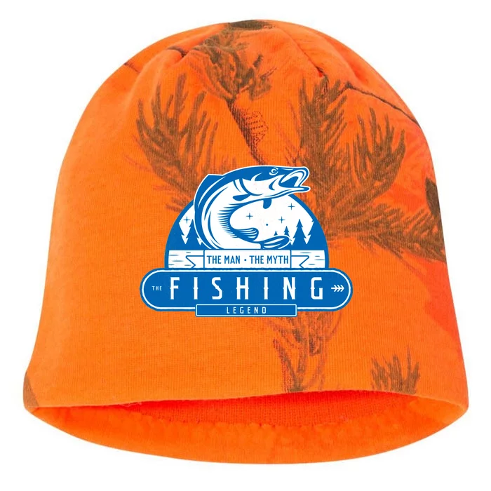 The Man The Myth The Fishing Legend Kati - Camo Knit Beanie