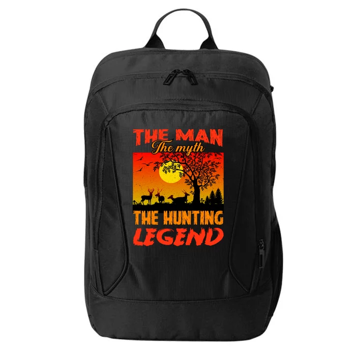 The Man The Myth The Hunting Legend City Backpack