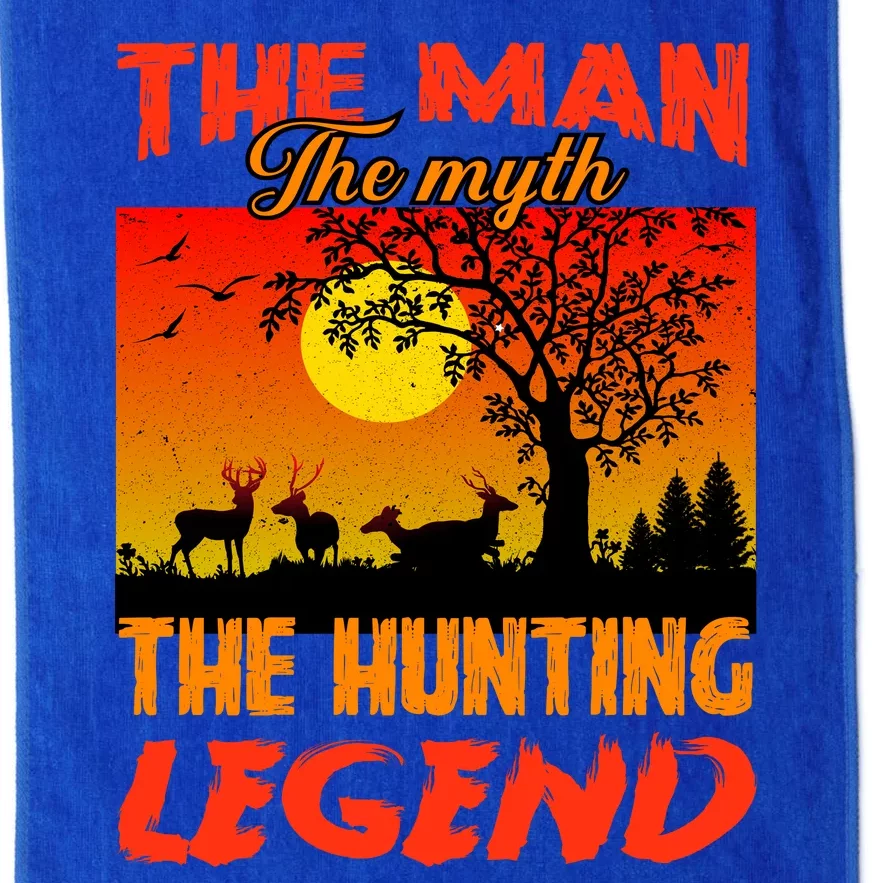 The Man The Myth The Hunting Legend Platinum Collection Golf Towel