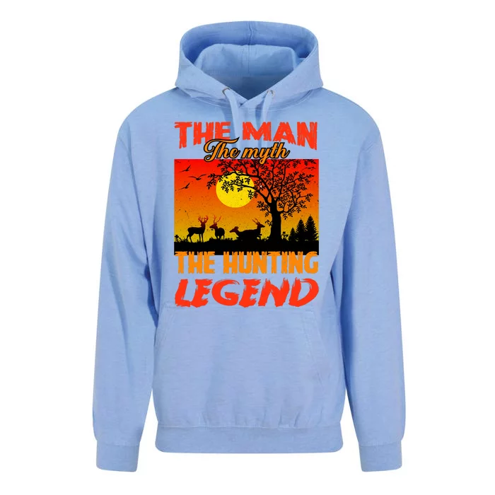 The Man The Myth The Hunting Legend Unisex Surf Hoodie