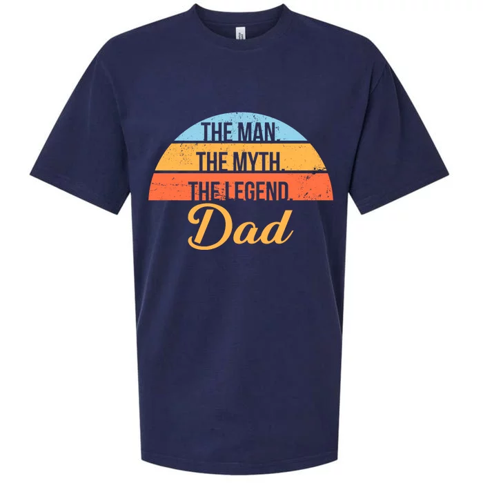 The Man The Myth The Legend Dad Sueded Cloud Jersey T-Shirt