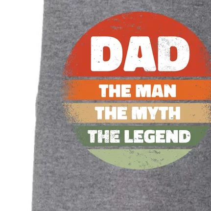 The Man The Myth The Legend Dad Retro Doggie 3-End Fleece Hoodie