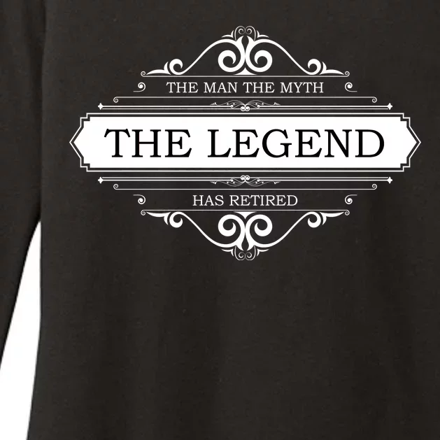 The Man The Myth The Legend Has Retired Womens CVC Long Sleeve Shirt