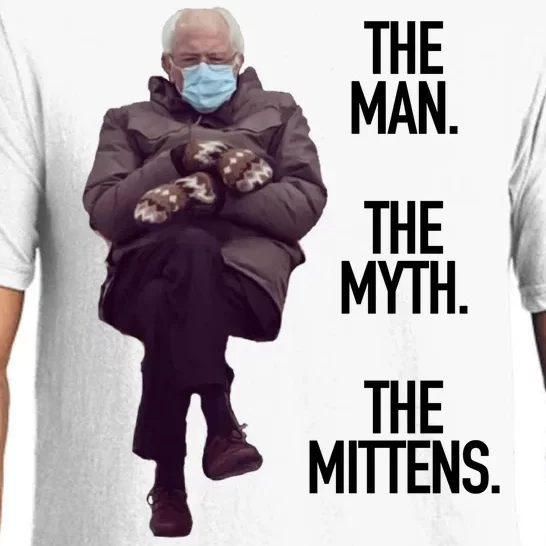 The Man The Myth The Mittens Bernie Meme Pajama Set