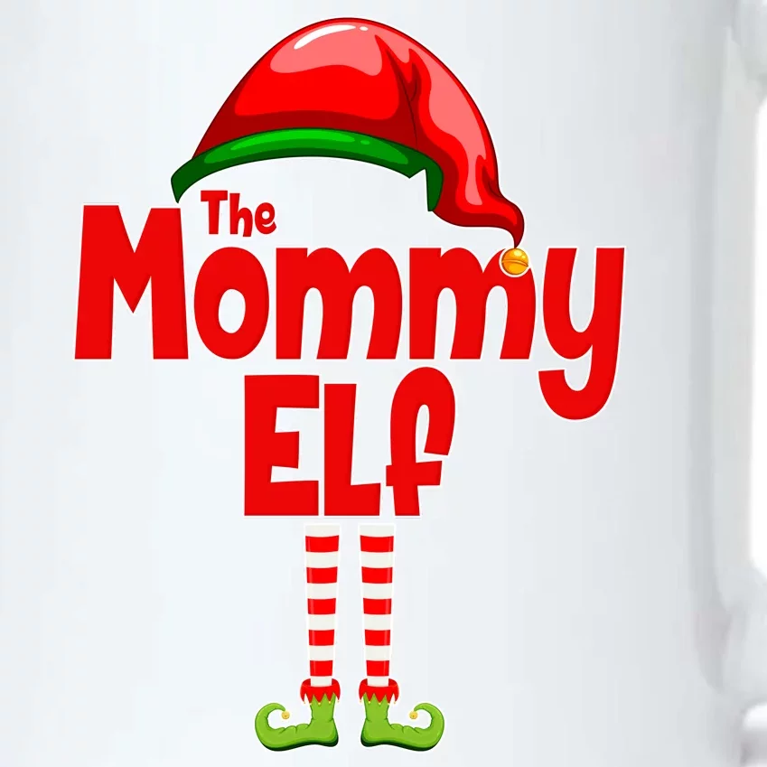 The Mommy Elf Christmas Black Color Changing Mug