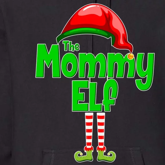 The Mommy Elf Christmas Premium Hoodie