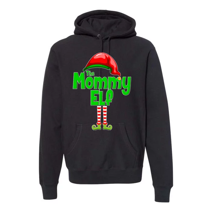 The Mommy Elf Christmas Premium Hoodie