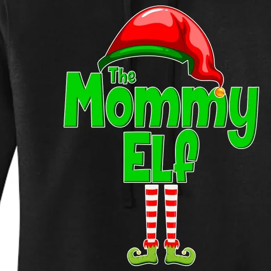 The Mommy Elf Christmas Women's Pullover Hoodie