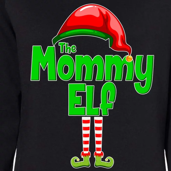 The Mommy Elf Christmas Womens California Wash Sweatshirt