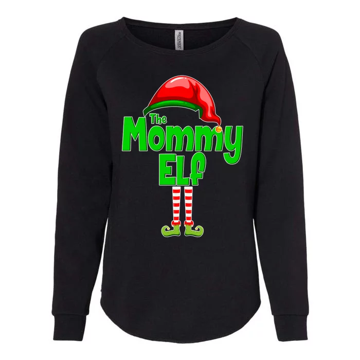 The Mommy Elf Christmas Womens California Wash Sweatshirt