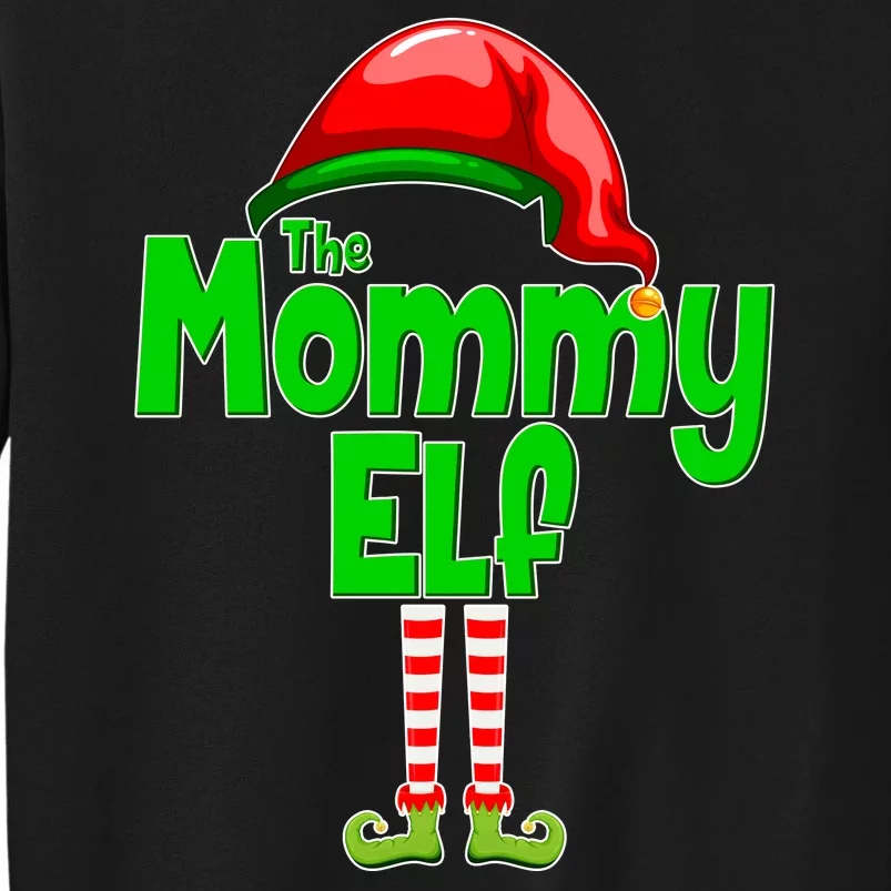 The Mommy Elf Christmas Tall Sweatshirt