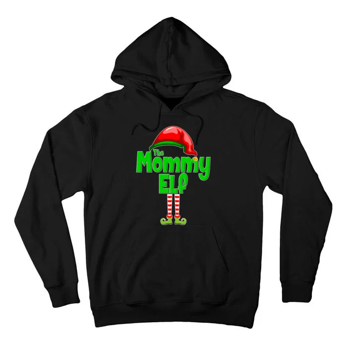 The Mommy Elf Christmas Tall Hoodie