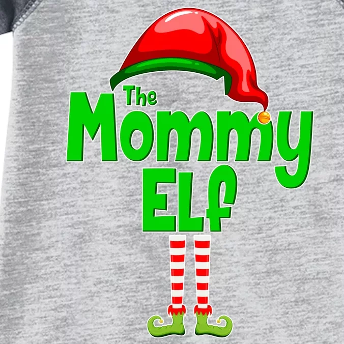 The Mommy Elf Christmas Infant Baby Jersey Bodysuit