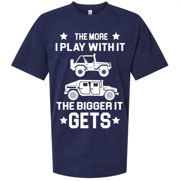 The More I Play With It the Bigger It Gets Truck Sueded Cloud Jersey T-Shirt