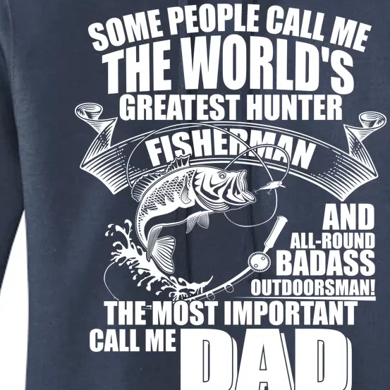 The Most Important Call Me Dad Fisherman Women's Pullover Hoodie