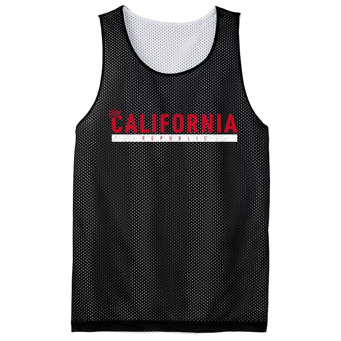 The New California Republic Mesh Reversible Basketball Jersey Tank