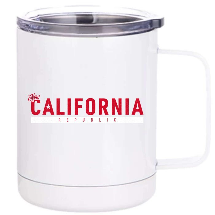 The New California Republic Front & Back 12oz Stainless Steel Tumbler Cup