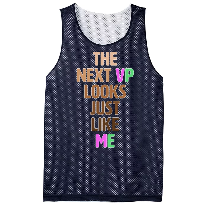 The Next VP Looks Just Like Me Kamala Harris Mesh Reversible Basketball Jersey Tank