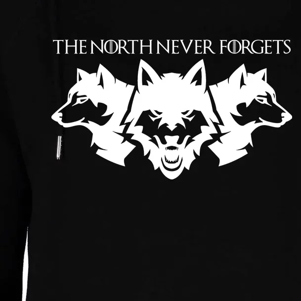 The North Never Forgets Womens Funnel Neck Pullover Hood