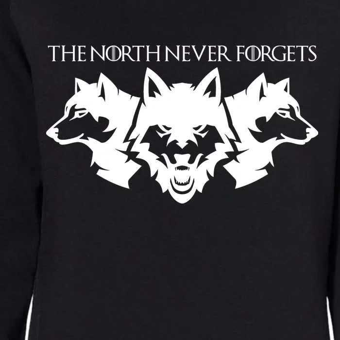 The North Never Forgets Womens California Wash Sweatshirt