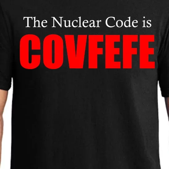 The Nuclear Code is Covfefe Funny Tweet Pajama Set