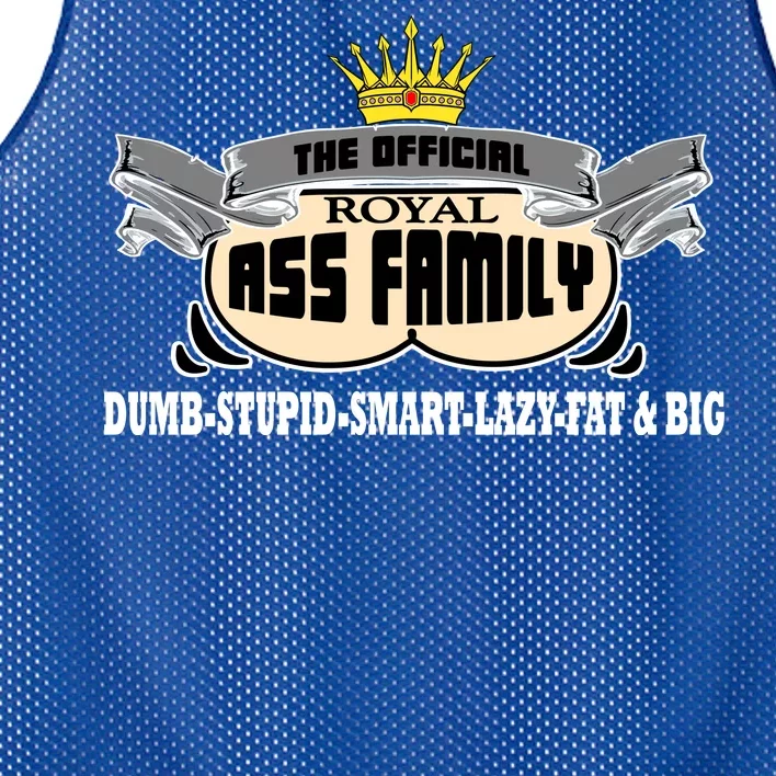 The Official Royal Ass Family Funny Mesh Reversible Basketball Jersey Tank