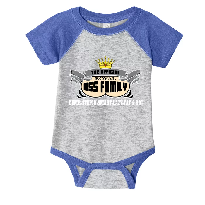 The Official Royal Ass Family Funny Infant Baby Jersey Bodysuit