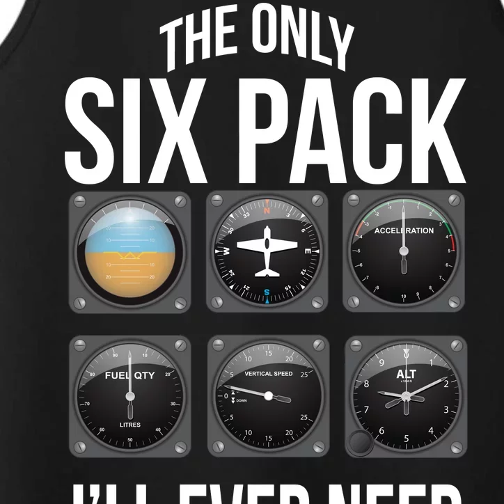 The Only Six Pack I'll Ever Need Performance Tank