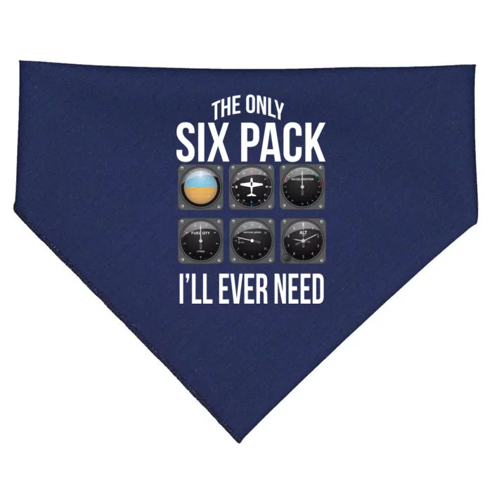 The Only Six Pack I'll Ever Need USA-Made Doggie Bandana