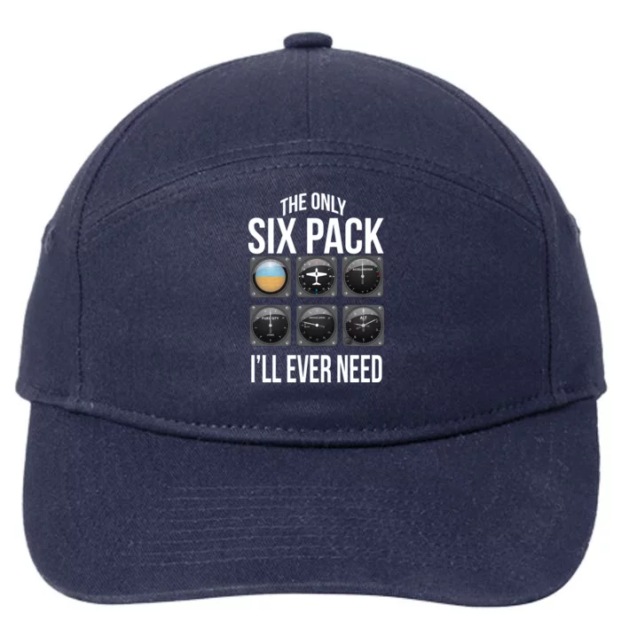 The Only Six Pack I'll Ever Need 7-Panel Snapback Hat